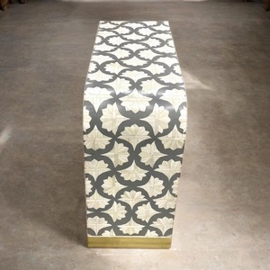 Table console et table basse de style moderne, écologiques, en os incrusté, faites à la main, meubles pour la maison, pour le salon et la chambre à coucher - Product Image 6