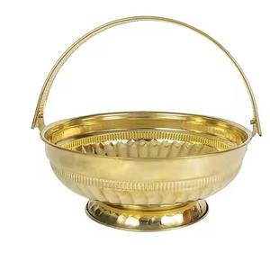 Cesta de regalo metálica para mesa de celebración, cesta para guardar frutas y pan, cesta de regalo para exhibición en fiestas - Product Image 2