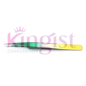 Stainless Steel High Quality Good Selling 10 Pcs Eyelash Tweezers Set for Eyelash Extensions set - Product Image 3