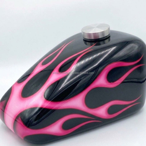 Heavy-<b>Wall</b> Aluminium Bike Fuel Tank Cremation Urn Solid Thick-Gauge Metal Biker <b>Memorial</b> Urn with Precision Threaded Lid - Product Image 3