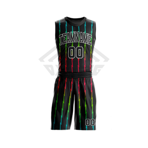 Ensemble de maillots de basket-ball sublimés personnalisés, fabricant OEM, uniformes sportifs en gros, vêtements de sport respirants, vêtements d'équipe pour hommes et garçons - Product Image 1