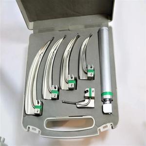 Ensemble de laryngoscopes en acier inoxydable, lames de laryngoscope direct, poignées, pour adultes et pédiatriques, gestion des voies respiratoires, intubation endotrachéale - Product Image 4