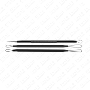 Kit Profesional de Extracción de Acné de Acero Inoxidable Premium, Herramientas para Eliminar Puntos Negros y Comedones para el Cuidado Facial - Product Image 3