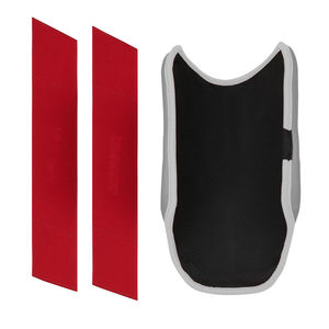 Genouillère grise et rouge en mousse respirante, ajustable, avec fermeture éclair, unisexe, protection complète multisports - Product Image 3