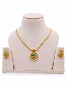 Conjunto de Collar y Pendientes de Cristal Chapado en Oro, Joyería de Boda para Mujer, Estilo Clásico, Corte de Pera, Conjuntos de Joyería de Aleación con Pedrería - Product Image 2