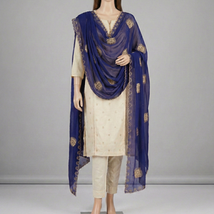 Lot de 12 Hijabs de Luxe en Mousseline – Broderie Florale Africaine avec Strass, Respirant, Doux, Léger, Long Châle d'Été et Écharpe Musulmane - Product Image 3