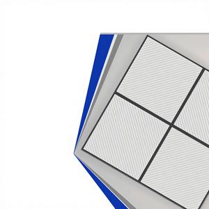 กระเบื้องพอร์ซเลนดิจิตอลลายขาว ขนาด 400x400 มม. ยี่ห้อ Vistaar ทนทาน กันลื่น ทนกรด เหมาะสำหรับพื้นที่กลางแจ้ง ลานจอดรถ ห้างสรรพสินค้า ห้องน้ำ และโถงทางเดิน - Product Image 1