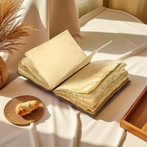 สมุดบันทึกหนังสือคาถาสยองขวัญสไตล์โกธิคทำมือจากหนังแท้คลาสสิกสำหรับฮาโลวีน รูปแบบหุ่นไล่กา สมุดวาดภาพวินเทจ - Product Image 2