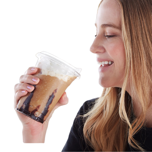 Gobelets en plastique jetables étanches et résistants au congélateur, avec couvercles à bec sans paille, pour fêtes et événements de Noël - Product Image 1