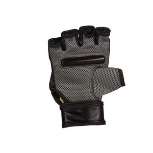 Gants de sparring MMA en cuir de qualité supérieure, demi-doigts, pour la boxe, les arts martiaux et l'entraînement au combat, logo et taille personnalisés, fabriqués au Pakistan - Product Image 4