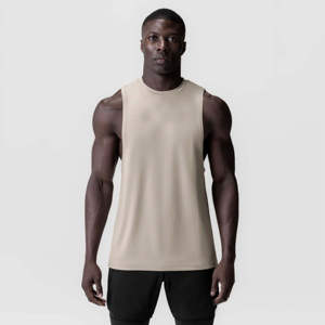 Camisetas sin Mangas para Hombre, Transpirables, de Alta Calidad, Personalizables, Tallas Grandes, Tela Suave, para Gimnasio y Deportes, Precio al por Mayor - Product Image 2