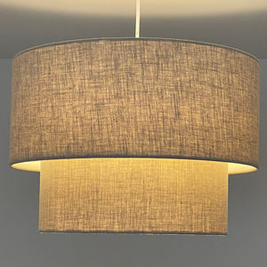 Accesorio de iluminación colgante de tela de impresión de Venta caliente estilo único con iluminación de etiqueta privada de buena calidad de altura ajustable - Product Image 4