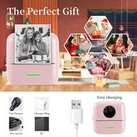 Imprimante thermique, autocollant de poche coloré, machine à étiquettes adhésives, USB portable mini 2 pouces 4.0 57 mm 200 dpi X5