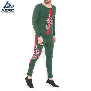 Conjunto Deportivo de Manga Larga para Hombre, con Logotipo Personalizado Impreso en Verde y Rojo en Contraste, el Mejor Producto al por Mayor de 2026 - Product Image 3
