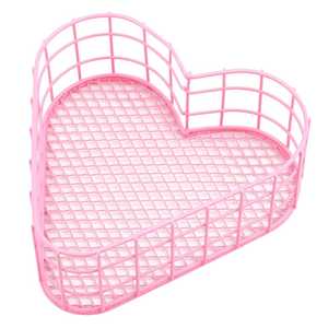 Rose Gold Round <b>Wire</b> <b>Basket</b> with Coil Handles Metal Mesh Storage Bin for Bathroom Kitchen Laundry Large Capacity Iron Organizer - Product Image 6