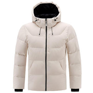 Fully Customized Men's <b>Waterproof</b> Canvas Puffer <b>Jackets</b> Polyester Wadding Filled <b>Winter</b> DDP Shipping - Product Image 6