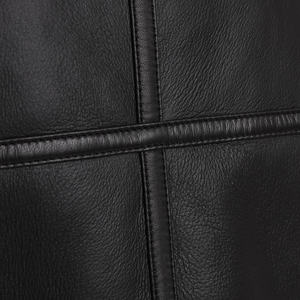 Blouson d'hiver pour femme en cuir d'agneau véritable, coupe-vent de moto personnalisable, chaud, matelassé, fermeture éclair, respirant - Product Image 6