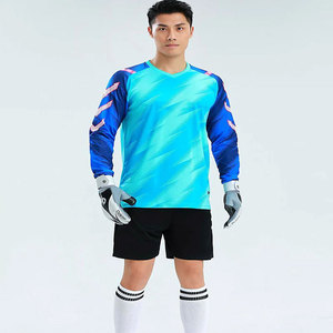 เสื้อผู้รักษาประตูฟุตบอลคุณภาพสูงสั่งทำพิเศษ ระบายอากาศได้ดี ป้องกันรังสียูวี ไซส์ใหญ่ พร้อมคุณสมบัติซับเหงื่อสำหรับการฝึกซ้อม - Product Image 1