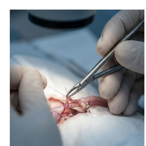 Porte-aiguille Kolt 135 mm avec système de maintien, en acier inoxydable, instruments de suture de précision, à mâchoires courbées, applicateur d'aiguilles chirurgical - Product Image 3