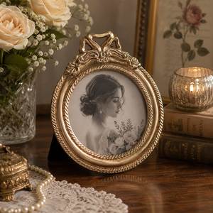 Luxury <b>Vintage</b> Rect Photo <b>Frame</b> Decorative Resin <b>Picture</b> <b>Frame</b> for Living Room Bedroom Tabletop Home Decoration Bulk Manufacture - Product Image 2
