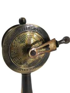 Telégrafo Antiguo de Latón, Decoración Náutica Marítima, Clásico, Coleccionable, Pieza Decorativa - Product Image 2