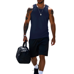 Débardeur Homme Couleur Unie Personnalisable avec Logo et Motif – Respirant, Décontracté, pour Fitness – Polyester/Coton – Vente en Gros - Product Image 4