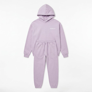 Hawk Eye Sports <b>Men's</b> Slim Fabric Fleece 300g Winter <b>Pullover</b> Hoodie Full-Length Button-Up Tracksuit Set Breathable - Product Image 3