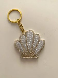 Floral Embroidery Beaded Handmade Eco-Friendly Classic Decorative <b>Keychain</b> Gift for Women and Girls - Product Image 5