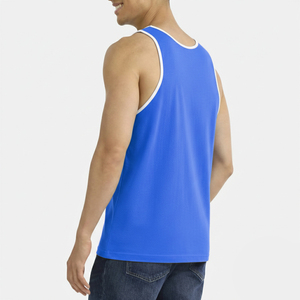 Wholesale New Arrival Custom <b>Men</b> Tank Top Plus Size Sporty Gym <b>Singlet</b> Breathable Sleeveless Summer Tank Tops - Product Image 2