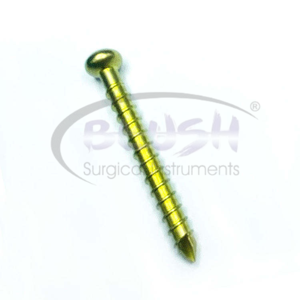 Vis corticale en titane durable pour implant orthopédique vétérinaire, pour la fixation osseuse orthopédique animale par Blush Surgical - Product Image 2