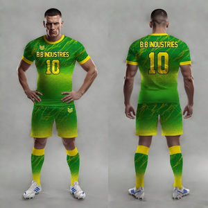 Uniformes de Fútbol con Degradado de Mármol Blanco y Azul, Sublimación, Venta al Por Mayor, Directo de Fábrica, Ropa Deportiva de Alto Rendimiento - Product Image 6