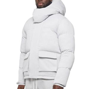 Wholesale 2025 fashion Lightweight Packable down <b>Jacket</b> for Men Breathable <b>Hooded</b> <b>Puffer</b> <b>Jacket</b> - Product Image 5