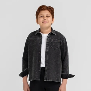 Camisas de mezclilla a cuadros de alta calidad para hombre, informales, de tela de algodón con spandex, manga larga, todas las tallas, al por mayor. - Product Image 6