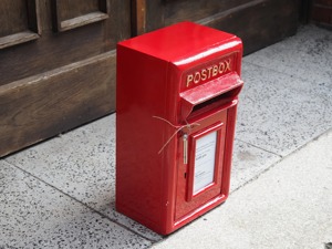 Boîte aux lettres murale décorative de jardin, boîte à colis en métal, boîte à lettres moderne en métal pour extérieur - Product Image 2