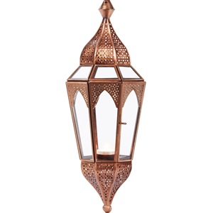 Latest Hot Selling Vintage Moroccan Style Metal Glass Candle <b>Lantern</b> Wall Hanging Home Decoration Lamp - Product Image 3