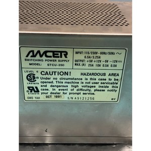 ANCER STCU-250 SWITCHING POWER SUPPLY, 149246 - อุปกรณ์และอะไหล่เซมิคอนดักเตอร์ระดับโลกที่เชื่อถือได้ที่ - Product Image 5