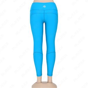 <b>Elastic</b> Waist Yoga Leggings Wholesale Factory New Design Women Yoga Pants Quick Dry Tights High Waisted for <b>Ladies</b> - Product Image 3