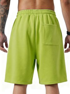 Shorts d'extérieur haute performance en molleton de coton, coupe classique, matière douce, confortables pour le quotidien, bas décontractés et actifs - Product Image 2