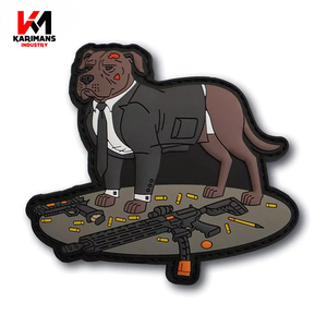 Patch en caoutchouc PVC personnalisé, patch logo 3D souple de haute qualité pour vêtements, casquettes, sacs et marquage - Product Image 2