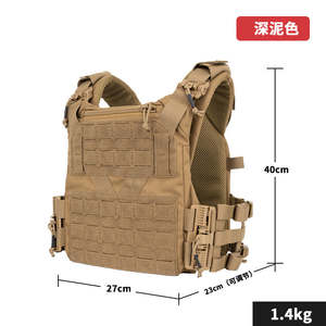 High Quality Nylon Outdoor Tactical-Style <b>Vest</b> for Men with Chest Pouch – New Design Multi-Pocket <b>Utility</b> Workwear - Product Image 5
