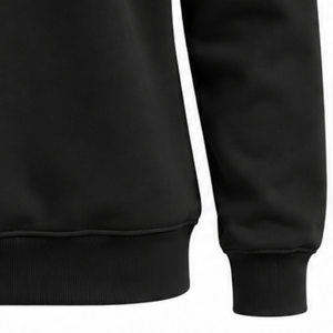 Black <b>Women</b> Turtleneck Sweatshirt <b>Long</b> Sleeve Pullover Loose Fit Fleece High Neck Casual Winter Streetwear Fashion <b>Jumper</b> Top - Product Image 6
