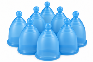 Coupe menstruelle réutilisable en silicone transparent SEVITSIL, qualité médicale, non stérile, capacité de 25 ml, sans BPA, anti-fuite, pour adultes - Product Image 2