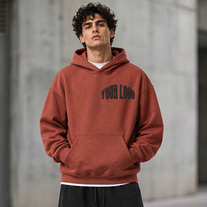 Sudadera con Capucha Extra Grande para Hombre, de Algodón Grueso, Estilo Urbano, Informal, a la Moda - Product Image 5