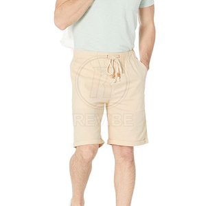 Shorts décontractés pour hommes, couleur unie, 100% coton, haute qualité, respirant, écologique, meilleur prix, nouvelle collection, en vente - Product Image 3