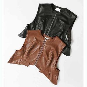 Nouvelle Tendance 2026 – Gilet de Moto en Cuir Personnalisé Coupe-Vent Grande Taille pour Homme – Protection de Course et Sécurité – Qualité Supérieure - Product Image 1