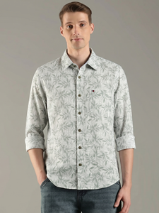 Chemise décontractée Enovate pour homme adulte, à double boutonnage, manches longues, respirante, 100 % coton, avec logo au col arrière, pour le printemps - Product Image 2