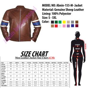 Veste bomber en cuir véritable pour homme, grande taille, de qualité supérieure, imperméable, respirante, fermeture éclair, col montant, fourrure de mouton - Product Image 6
