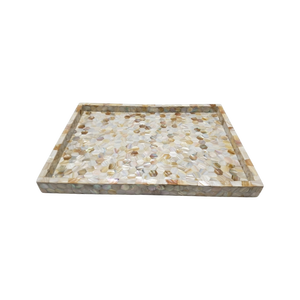 Bandeja de Servir de Lujo con Incrustaciones de Hueso para Otomana y Mesa de Centro, Bandeja Decorativa Hecha a Mano - Product Image 5