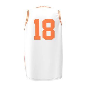 Camiseta de Baloncesto Personalizada para Adultos, Talla Grande, Transpirable, de Secado Rápido, sin Mangas, Estampada, Cosida, con Nombre y Número Personalizados, Deportiva - Product Image 3