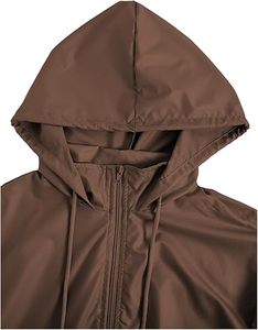 Women's Zip Up Lightweight Windbreaker <b>Jacket</b> Sport Casual Workout Hoodie Outerwear <b>with</b> <b>Pockets</b> Rainy Day Outfits - Product Image 4